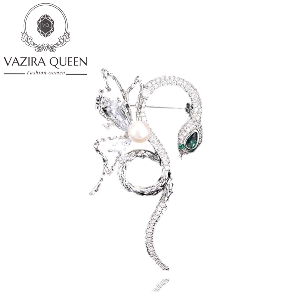 VQ Snake Brooch